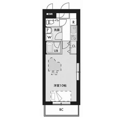 東京都北区王子4丁目 賃貸マンション 1K