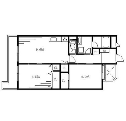 王子神谷 マンション 2DK
