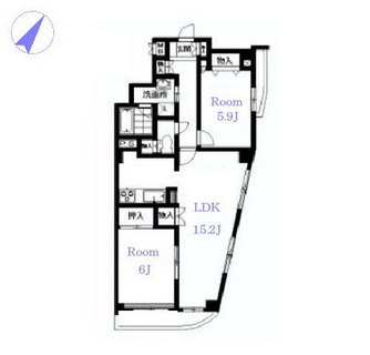 東京都北区東十条１丁目 賃貸マンション 2LDK