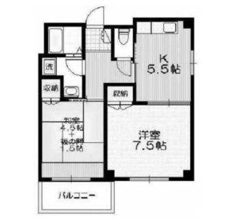 東京都北区王子４丁目 賃貸マンション 2K