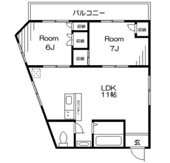 東京都北区王子４丁目 賃貸マンション 2LDK