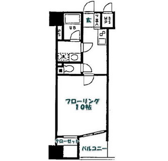 東京都北区王子４丁目 賃貸マンション 1K