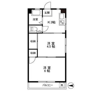 東京都北区東十条１丁目 賃貸マンション 2K