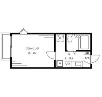 東京都北区東十条２丁目 賃貸アパート 1K