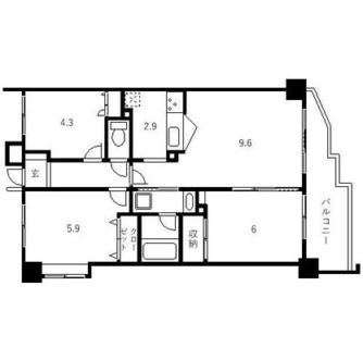 東京都北区王子５丁目 賃貸マンション 3LDK